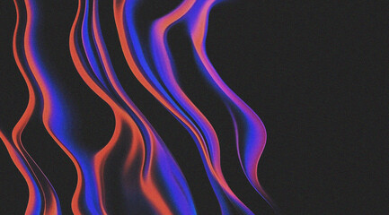 Wall Mural - Grainy purple blue pink color gradient background, vibrant poster noise texture banner, cover header backdrop design