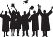 © Bustame41 - 'Graduation Celebration Silhouette'
