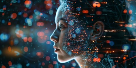 Poster - Unlock new perspectives with captivating visuals of intelligence