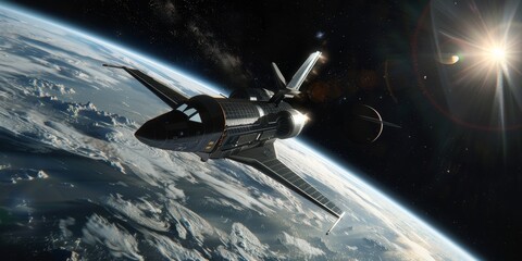 Poster - Embark on an epic adventure beyond Earth's atmosphere with space travel, the ultimate frontier of human exploration