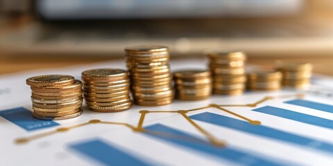 Aufkleber - Pension fund growth and wealth management concept