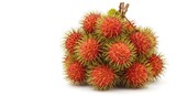 A bunch of rambutan with their hairy exterior