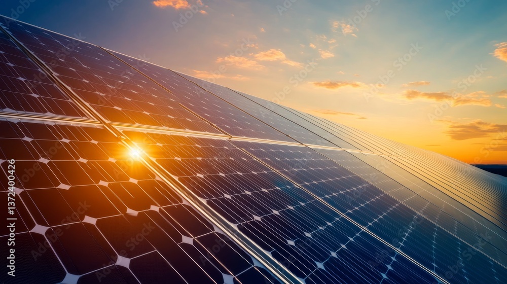A next gen AI powered solar panel, optimizing energy output by tracking ...