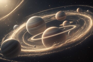 planet in space