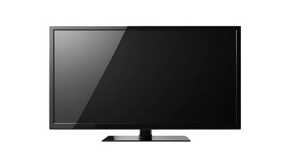 modern black TV screen png