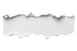 © Patrick Louvet - Zerrissener Papierstreifen mit realistischer Struktur PNG mit transparentem Hintergrund