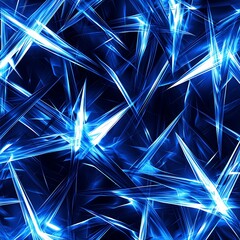 Wall Mural - A blue and white image of a starry sky with blue and white lines