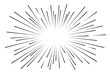 © dlyastokiv - Line action comic effect, explosive force, concentration line burst from center, motion effects, explosion speed in comics style, dynamic starburst, fight scene