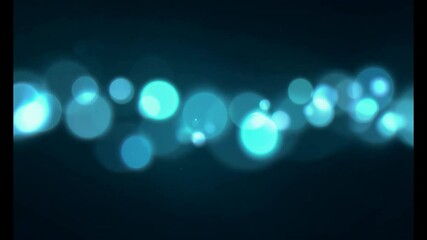 abstract background with bokeh, floating blue dots