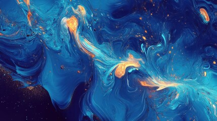 Digital illustrations in blue showcase computer codes and futuristic web designs. Virtual patterns define a future where technology meets business in digital landscapes