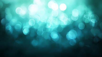 Wall Mural - Colorful aqua turquoise and teal green bokeh background with a subtle shimmer effect, teal, green, turquoise. Subtle Shimmer. Illustration