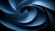 © Prime Stox - Elegant Blue Paper Spiral Abstract Design with Smooth Curves