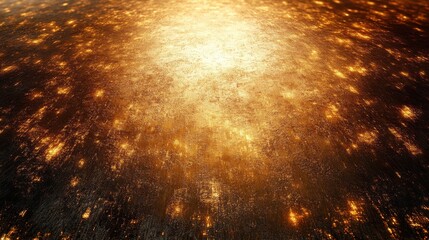 Wall Mural - shiny circular brushed gold texture radial brass metal golden alloy abstract metallic background