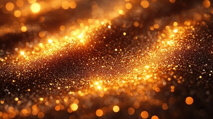 Wall Mural - shiny gold glitter texture holiday celebration theme christmas luxury glossy golden flake powder abs