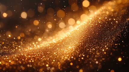 Wall Mural - shiny gold glitter texture holiday celebration theme christmas luxury glossy golden flake powder abs