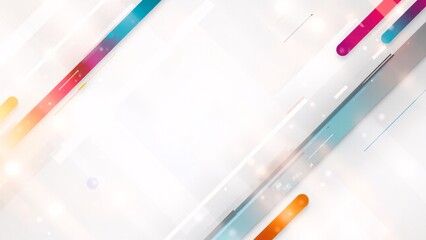 Abstract Background With Colorful Gradient Lines