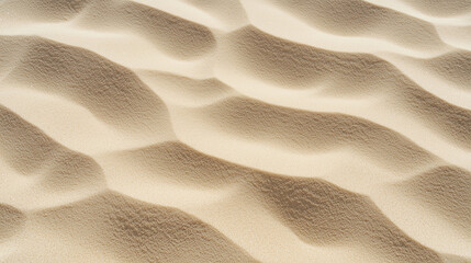 Poster - serene sand background with small, wavy dunes creating natural and textured pattern