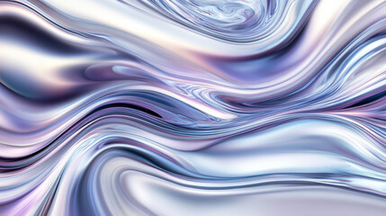 Wall Mural - fluid abstract design with smooth pastel colors