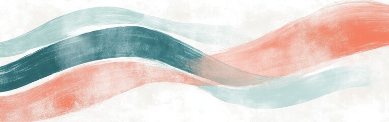 Fototapete - Abstract pencil strokes create a soft wash of colors blending seamlessly in a calming pattern