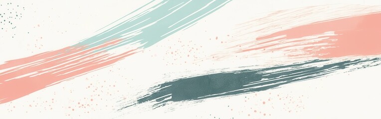 Fototapete - Abstract pencil strokes create a vibrant composition with blended colors and textures on a light background