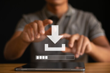 software update or operating system upgrade and installation of software update process