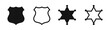 © Jocelyn_Flores - Sheriff badges. Sheriff icon set. Policeman and sheriff badge icon