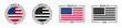 © Jocelyn_Flores - Made in USA. USA product label set. Made in USA vector icons.