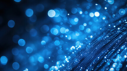 Wall Mural - The image is a blue background with many small blue dots scattered throughout
