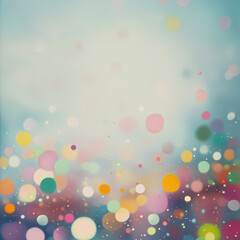 Wall Mural - A colorful background with many small circles