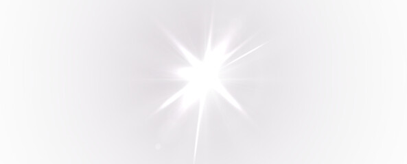 Wall Mural - png light effects. png isolated white transparent light effects, glare, explosion, sparkle, dust, li