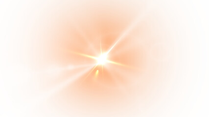 Wall Mural - png light effect. spotlight spark. stadium lighting. sunlight, spot lighting with insert bams of ice
