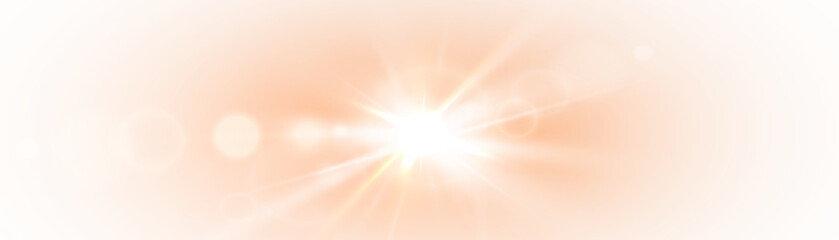 Wall Mural - png light effect. spotlight spark. stadium lighting. sunlight, spot lighting with insert bams of ice