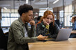 © ReeldealHD images - Focused Study Session between Two students