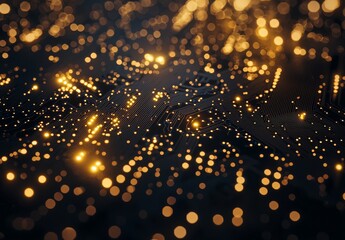 Wall Mural - Futuristic concept illustration with circuit board background