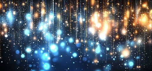 Wall Mural - A futuristic and high-tech room filled with visual technology, featuring a sleek hallway illuminated by glowing lights, symbolizing innovation and progress in various technological contexts