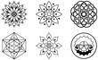 © Zihan Mia - Set of mandala art designs mandala art for beginners design