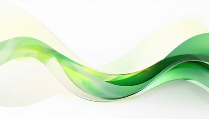 Fototapete - soft green abstract wave with smooth flowing curves, modern gradient design for backgrounds, presentations, and branding

