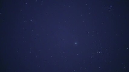 Wall Mural - real milky way stars and constellations hand held video from a dark countryside location.
