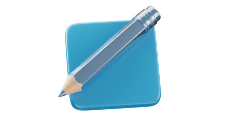 Isolated Graphic Design Application Icon with Pencil