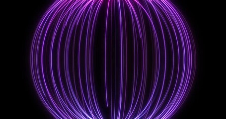 Wall Mural - abstract blue-purple background. rising and winding colored lines.