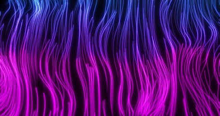 Wall Mural - abstract blue-purple background. rising and winding colored lines.