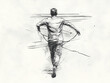 © sharafmaksumov - Figure sketch: A dynamic illustration of a figure, emphasizing movement and posture.