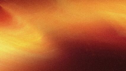 Wall Mural - abstract blurred background with warm colors showing a blend of orange yellow and red tones softly d