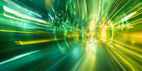 Wall Mural - this dynamic image represents a burst of color and light. it creates a sense of movement and energy.