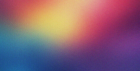 Canvas Print - pink purple blue gradient background grainy noise background for social media poster header product 
