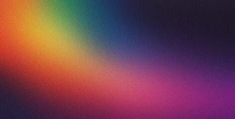 Canvas Print - purple amber orange noise background grainy effect background for social media poster header product