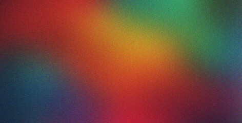 Canvas Print - red green orange noise background grainy effect for art product design and social media banner poste