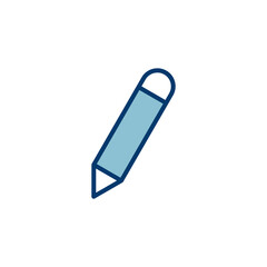 Poster - pencil icon vector isolated on white background. pencil vector icon