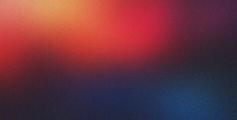 Canvas Print - red amber navy noise background gradient effect for art product design and social media banner poste