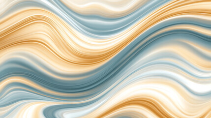 Wall Mural - abstract liquid background with flowing waves in soft colors